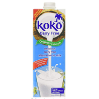 Koko Dairy-free Coconut Milk – Pack of 12 The delicious coconut taste is excellent on cereal or to soak overnight oats, as well as baking Non-diary, vegan, milk alternative, plant-based, dairy-free, nut milk